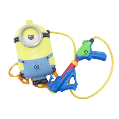 美品 ユニバーサルスタジオジャパン ミニオン リュック式 水鉄砲 レジャー おもちゃ ホビー キャラ...