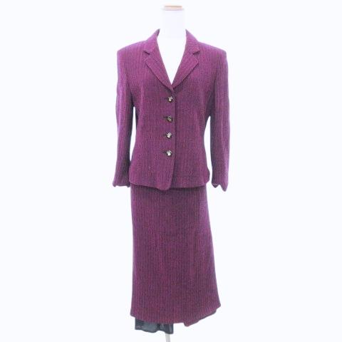 ブルーノ ピアッテリ BRUNO PIATTELLI スーツ セットアップ ジャケット スカート ツ...