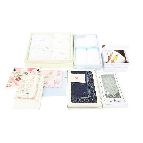 美品 箱付き ブランド小物 ハンカチ タオル ボウル 他 9点 セット おまとめ マルチカラー その...