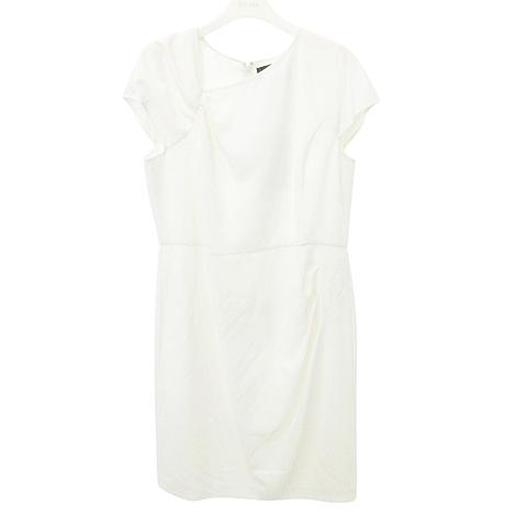 未使用品 セントジョン ST.JOHN 美品 タグ付き ドレス ワンピース ノースリーブ 無地 ひざ...