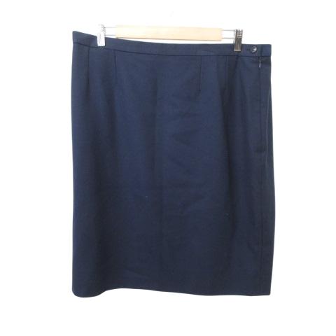 ジバンシィ GIVENCHY 美品 ウール スカート タイト ひざ丈 無地 ボトム フランス製 44...