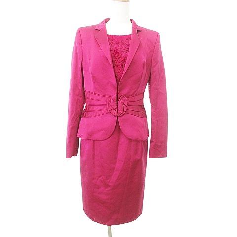 エスカーダ ESCADA 美品 スーツ アンサンブル セット ジャケット ノースリーブ ワンピース ...