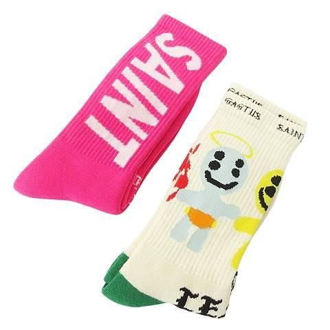 未使用品 セントマイケル SAINTMICHAEL 24AW 靴下 2点セット LEAVE ME A...