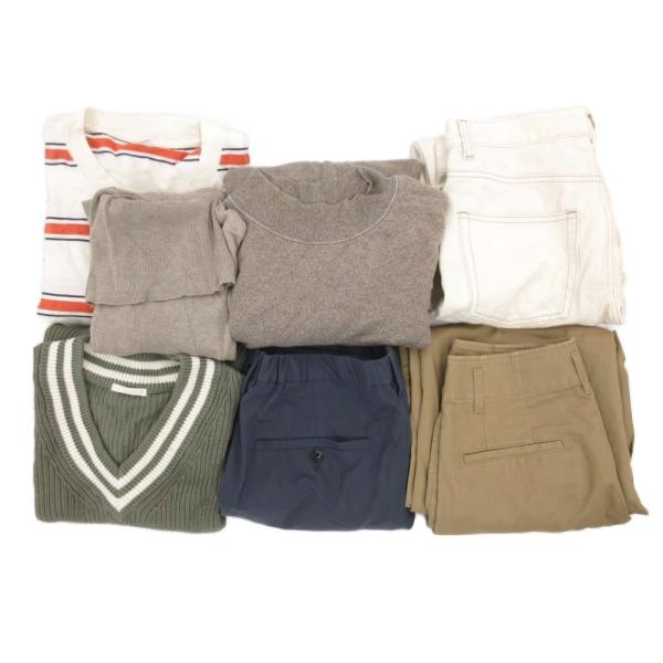 ジーユー GU 他ブランド 衣類8点セット まとめ ニット カットソー パンツ 長袖 M-Lサイズ ...