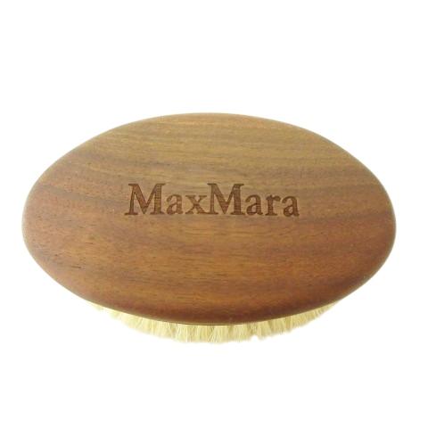 マックスマーラ MAX MARA 美品 ブラシ 洋服用 ロゴ 茶 ブラウン ☆AA★ その他