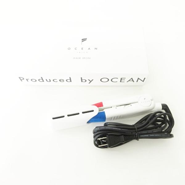 OCEAN TRICO 美品 箱付き 取扱い説明書付き カバー付き ヘアアイロン 通電 動作確認済み...