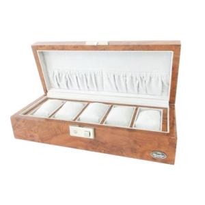 美品 LUHW ジュエリーケース アクセサリーボックス 鍵付き 茶 ブラウン その他