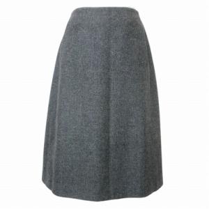 スポーツマックス マックスマーラ SPORT MAX ウール カシミヤ混 ひざ丈 スカート タイト ...