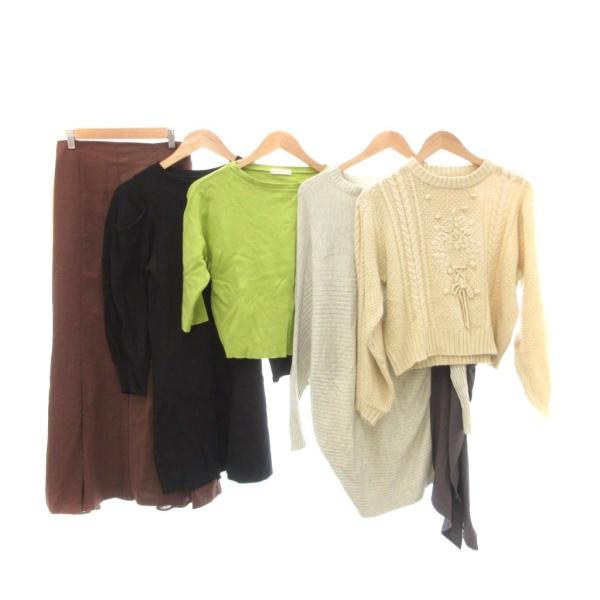 フリーズマート Free's Mart 他ブランド 衣類5点セット まとめ ニット ワンピース カッ...