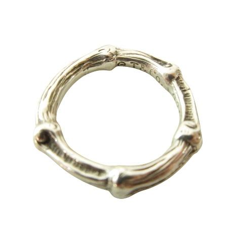 ティファニー TIFFANY &amp; CO. 美品 1996 バンブー SV925 指輪 リング アクセ...
