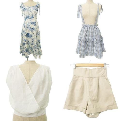 未使用品 グレイル GRL 他 タグ付き 衣類 4点セット おまとめ ワンピース ブラウス スカート...