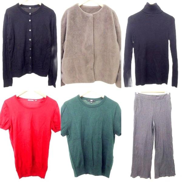 ユニクロ UNIQLO L中心〜XLサイズ トップス ジャケット パンツ 6点 セット まとめ売り ...