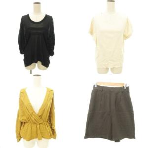 ホリデイ holiday 他 4点セット おまとめ タグ付きあり Tシャツ ブラウス ショートパンツ Mサイズ F マルチカラー MMT レディース
