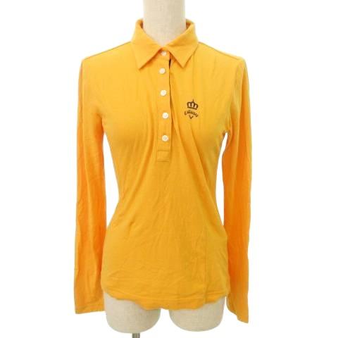 キャロウェイ CALLAWAY ポロシャツ 長袖 ワンポイント ロゴ ゴルフ ウェア 薄手 Sサイズ...