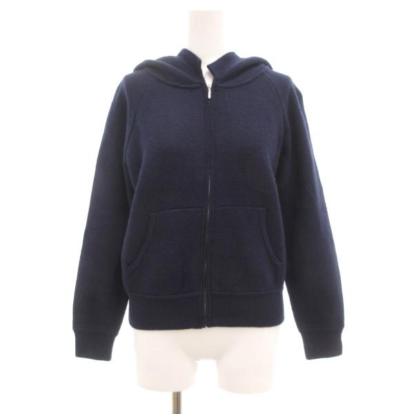ジャスグリッティー JUSGLITTY ジップアップパーカー フード 2 紺 ネイビー /JS ■Y...