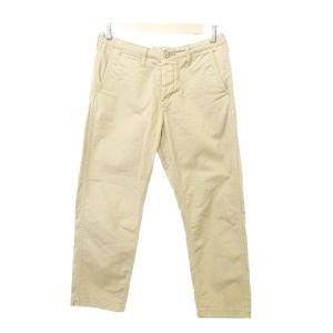 ビームスボーイ BEAMS BOY チノパン ボトム ジップフライ 日本製 0 XSサイズ ベージュ ■YHS8 メンズ