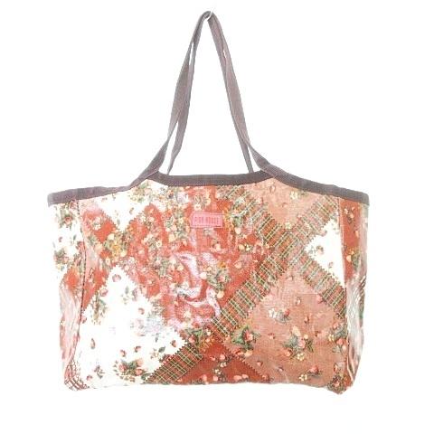 ピンクハウス PINK HOUSE トートバッグ 総柄 鞄 カバン 赤 レッド系 ■YHS8 レディ...