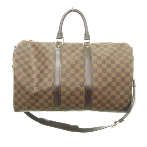 ルイヴィトン LOUIS VUITTON N41428 キーポルバンドリエール45 ダミエ エベヌ ...