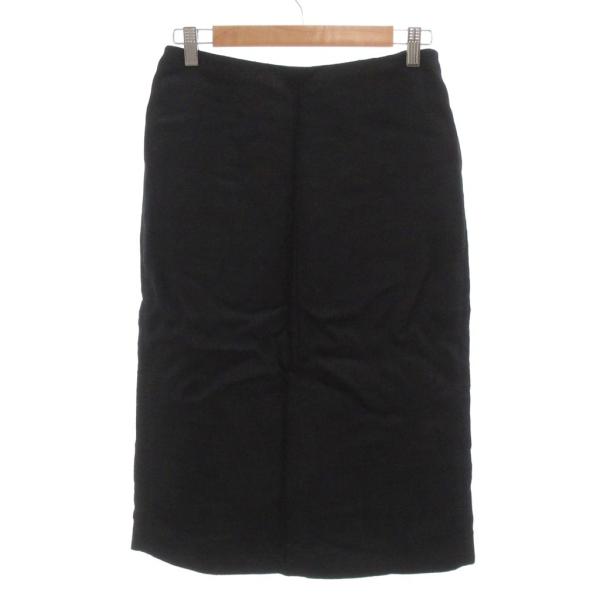 ミューズ MUSE タイトスカート ひざ丈 38 黒 ブラック /JS ■YHS7 レディース