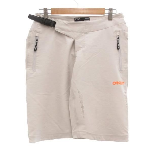 オークリー OAKLEY ハーフパンツ ショートパンツ 30 グレー ジップポケット /JS ■YH...