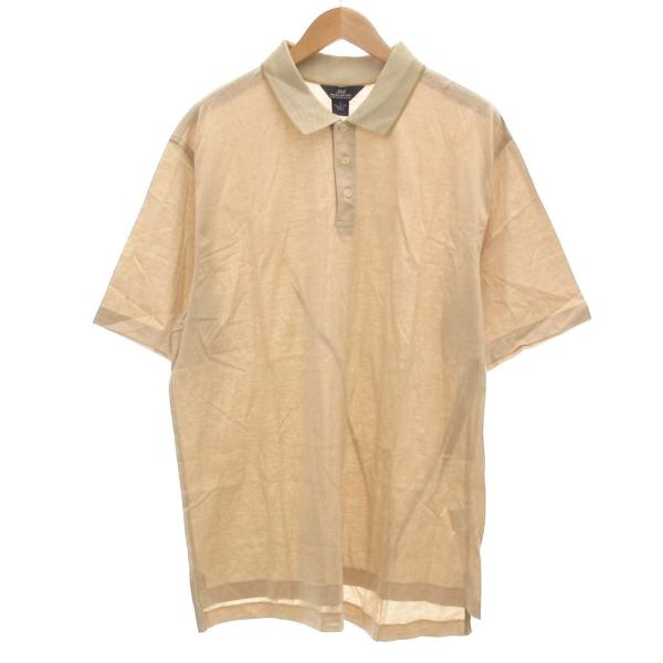ブルックスブラザーズ BROOKS BROTHERS 346 ポロシャツ 半袖 XL ベージュ /J...
