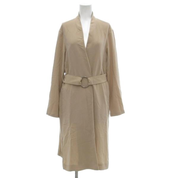 フレイアイディー FRAY I.D ロングコート 薄手 スプリング 1 ベージュ ベルト付き /JS...