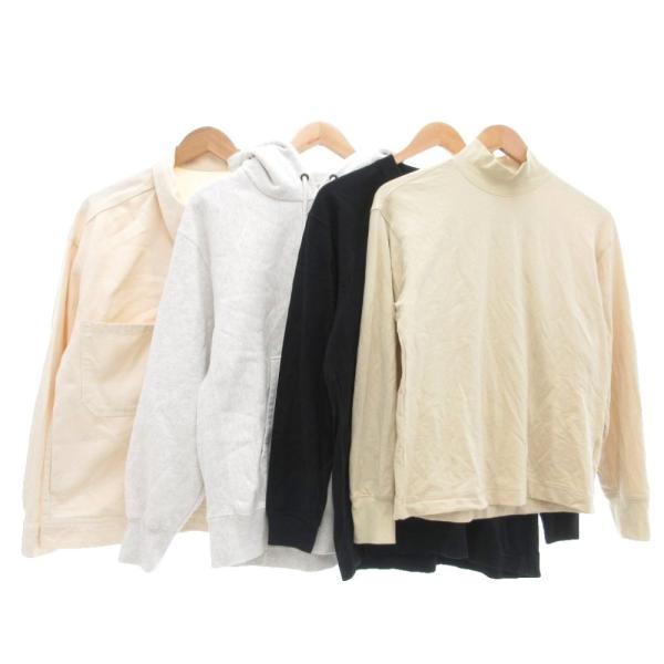 ユニクロ UNIQLO GU 4点セット まとめ Tシャツ パーカー ジャケット M ナチュラル ブ...