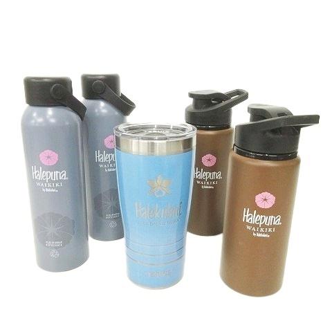 未使用品 Halepuna ハレプナホテル タンブラーボトル 5点セット 水筒 グッズ 雑貨