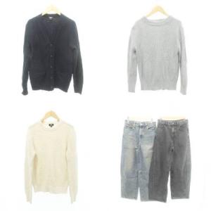 ユニクロ UNIQLO GU S〜Mサイズ 5点セット おまとめ ニット デニム カーディガン マル...