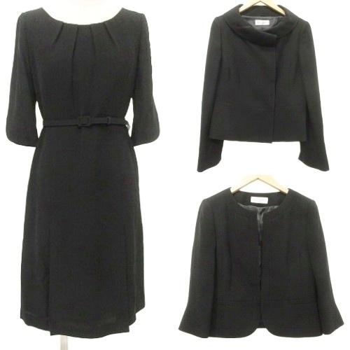 レミュー les mues セレモニースーツ 3P セットアップ ジャケット ワンピース ブラックフ...