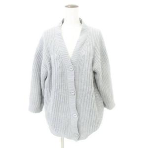 グローバルワーク GLOBAL WORK 美品 ニット カーディガン Mサイズ モスグリーン ■GY99 レディース