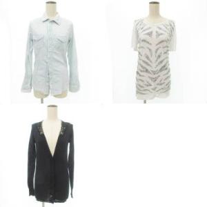 トップショップ TOPSHOP 3点セット おまとめ Tシャツ デニム 長袖 カーディガン US4 ...