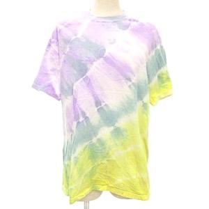 フルーツオブザルーム FRUIT OF THE LOOM タイダイ 半袖 Tシャツ L マルチカラー ■GY99 A0120