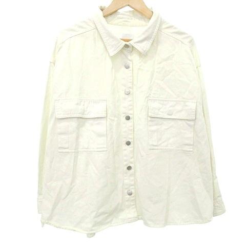 アメリ AMERI デニム ワーク ジャケット 白 ホワイト MMT A0217 レディース