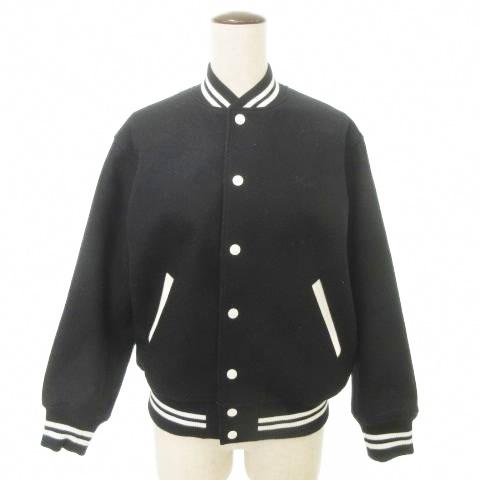 ミラオーウェン Mila Owen メルトン スタジャン ジャケット ワンポイント ロゴ 厚手 0 ...