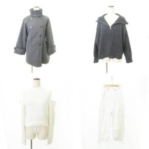 グレイル GRL F フリーサイズ 4点セット おまとめ ニット セーター カーゴパンツ コート 白...