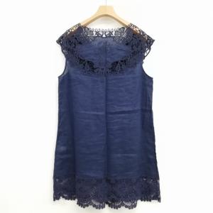 未使用品 イノセント INNOCENT チュニック ジップアップ ノースリーブ 
