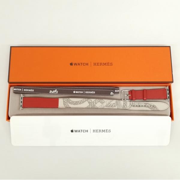 エルメス HERMES Apple Watch 40mm エタン ベトン ドゥブルトゥール アップル...