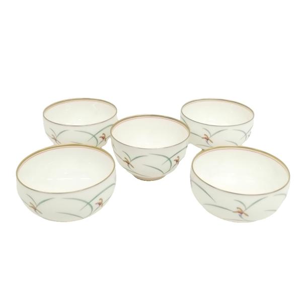 香蘭社 リンドフィールド 湯呑 5客セット 1個形違い