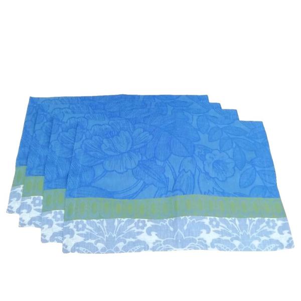 le jacquard francais ル ジャカールフランセ ランチョンマット 4枚セット ブル...
