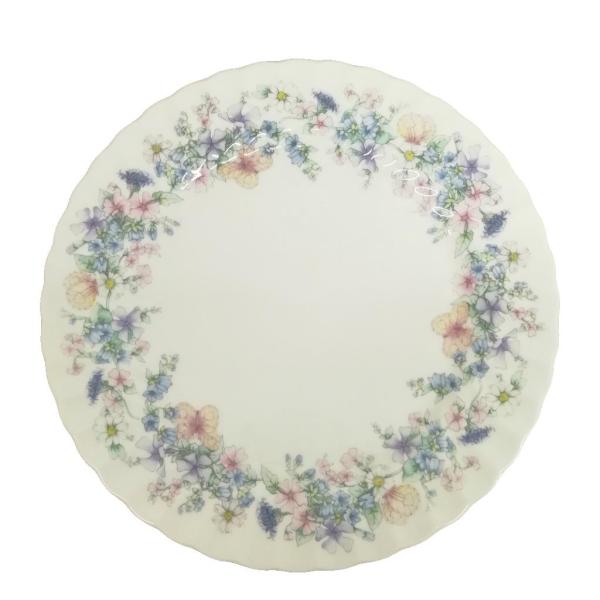 ウェッジウッド WEDGWOOD ANGELA アンジェラ 黒壺 フローラル 花柄 28cm プレー...