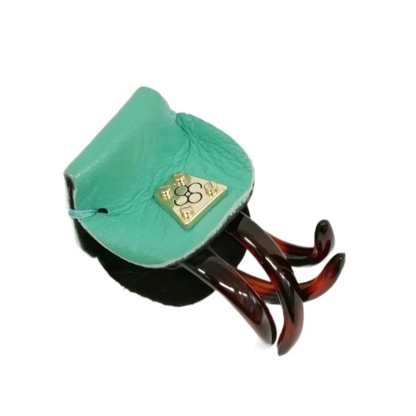 コレットマルーフ colette malouf ヘア クリップ ヘアアクセサリー ミントグリーン レ...