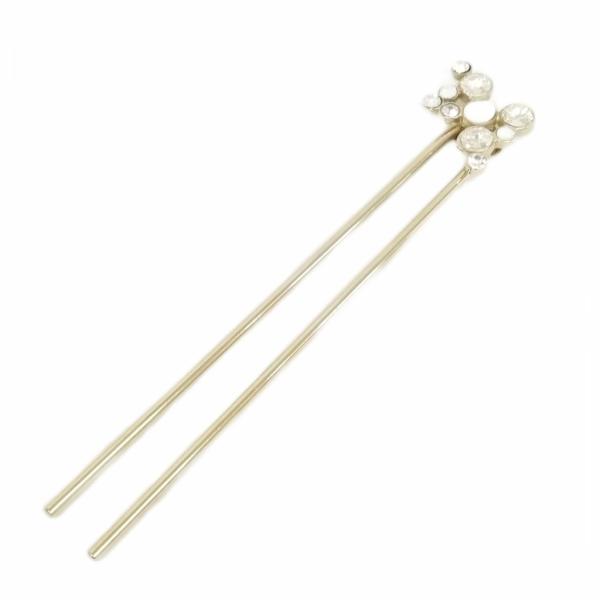 アッカ acca ストーン ビジュー かんざし ヘア スティック ゴールドカラー レディース