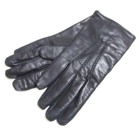 未使用品 ユナイテッドアローズ UNITED ARROWS タグ付き レザー手袋 グローブ 羊革 裏...