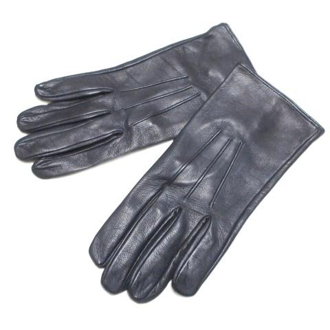 メローラ MEROLA 美品 手袋 グローブ カウレザー イタリア製 7.5 Sサイズ 紺 ネイビー...