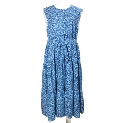 チョコア CHOCOA 美品 授乳ワンピース ロング マタニティウェア ノースリーブ ティアード リ...