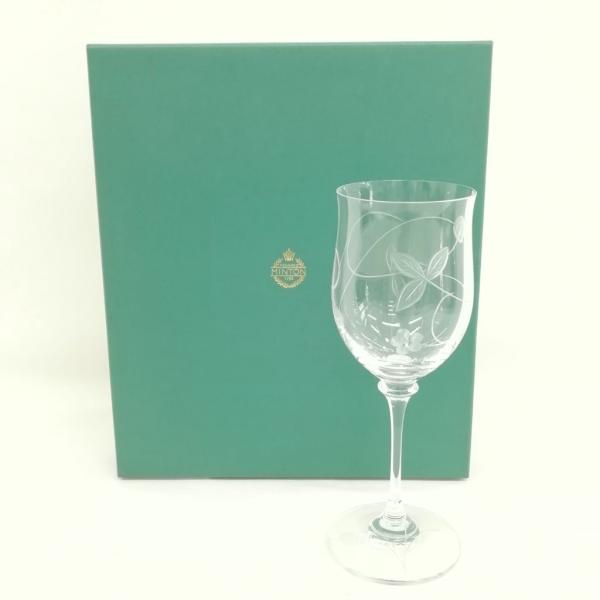 ミントン MINTON ヴィクトリアストロベリー ワイングラス 1脚 美品