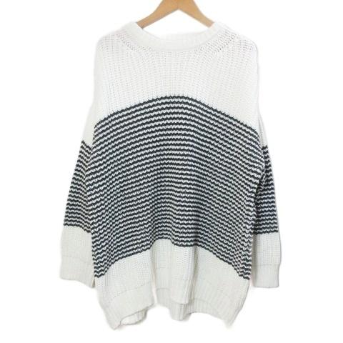 コロニー トゥーワンスリーナイン COLONY 2139 配色バルキーBIGニット 長袖 厚手 オー...