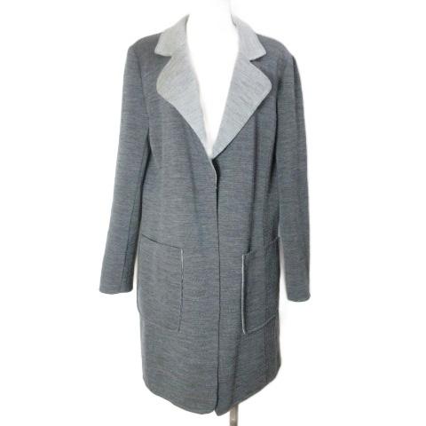 ギャバジンケーティー Gabardine K.T 大きいサイズ ボンディングコート ウール ミドル丈...