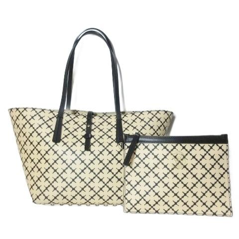 バイ マレーネ ビルガー BY MALENE BIRGER PVC×カウレザー トートバッグ ポーチ...